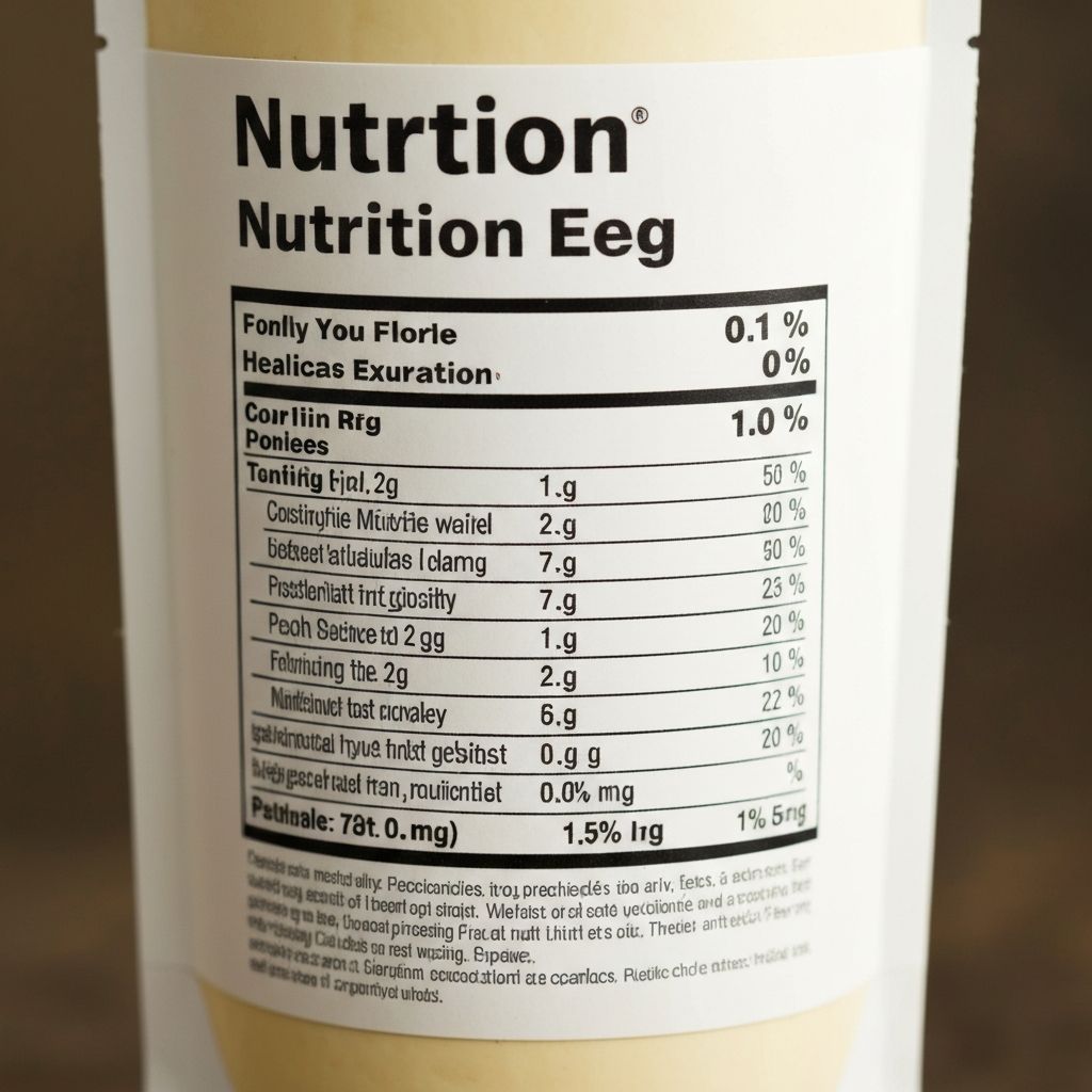 Nutrition Label